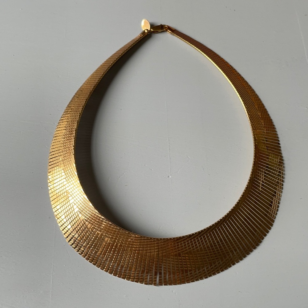 Gold Egyptian style necklace
